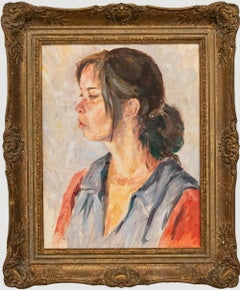 Ann Hogben - 20th Century Oil, Woman in Profile
