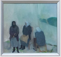 Anne-Marie Anderson - Olio del XX secolo con cornice, Tre donne greche