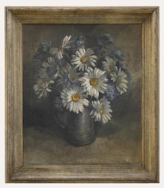 Anne Wildman - Framed Mid 20th Century Oil, Still Life, Not Daisies