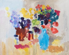 Annelise Firth (née en 1961) - 2023, huile, vase bleu