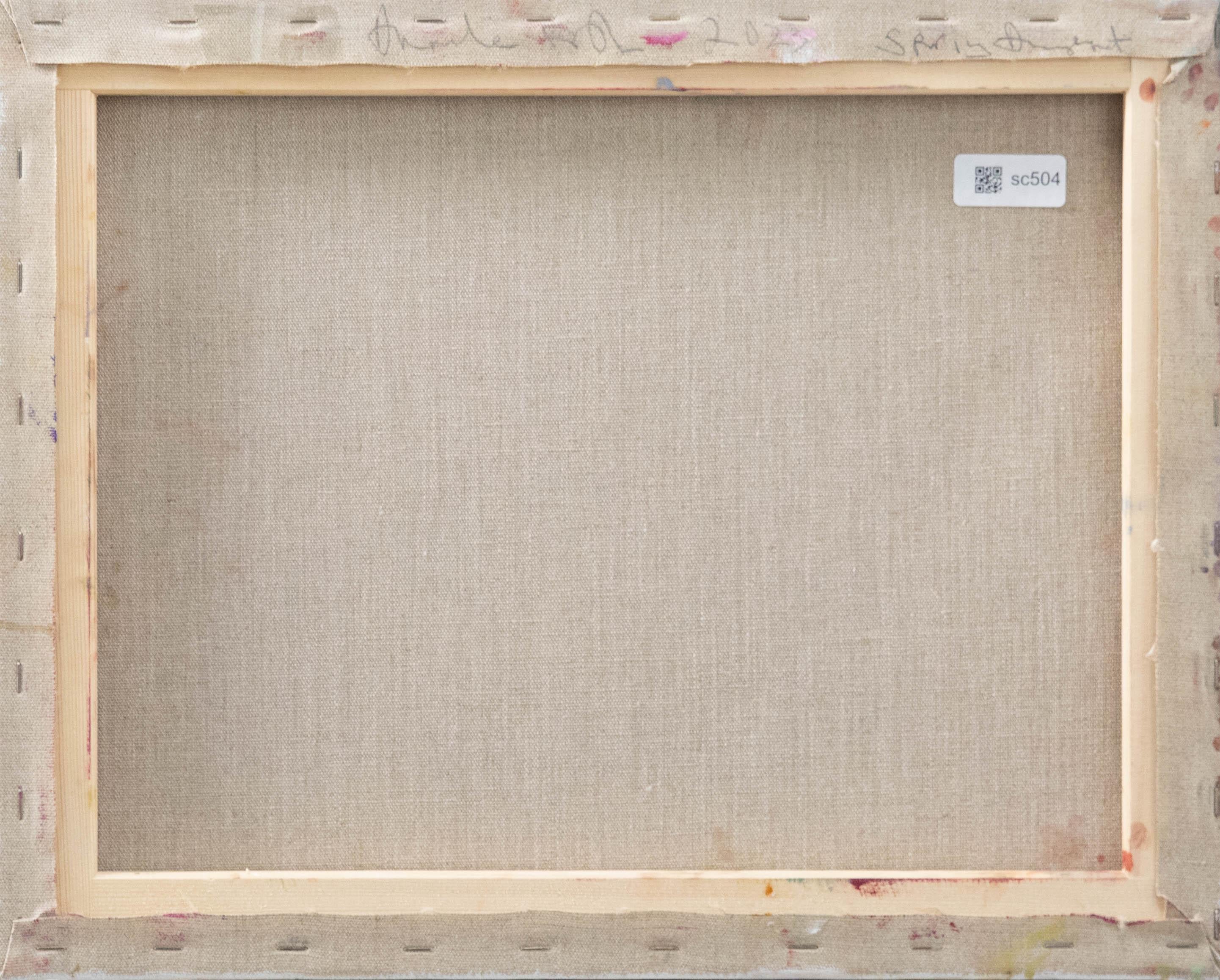 Annelise Firth (geb. 1961) - 2023 Öl, Frühlingsarrangements (Beige), Still-Life Painting, von Unknown