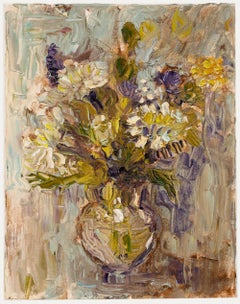 Annelise Firth (b.1961) - Contemporary Oil, Daffodils and Hyacinths