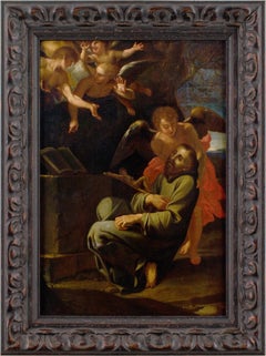 Annibale Carracci (Scuola), San Francesco d'Assisi in estasi, Antico Maestro
