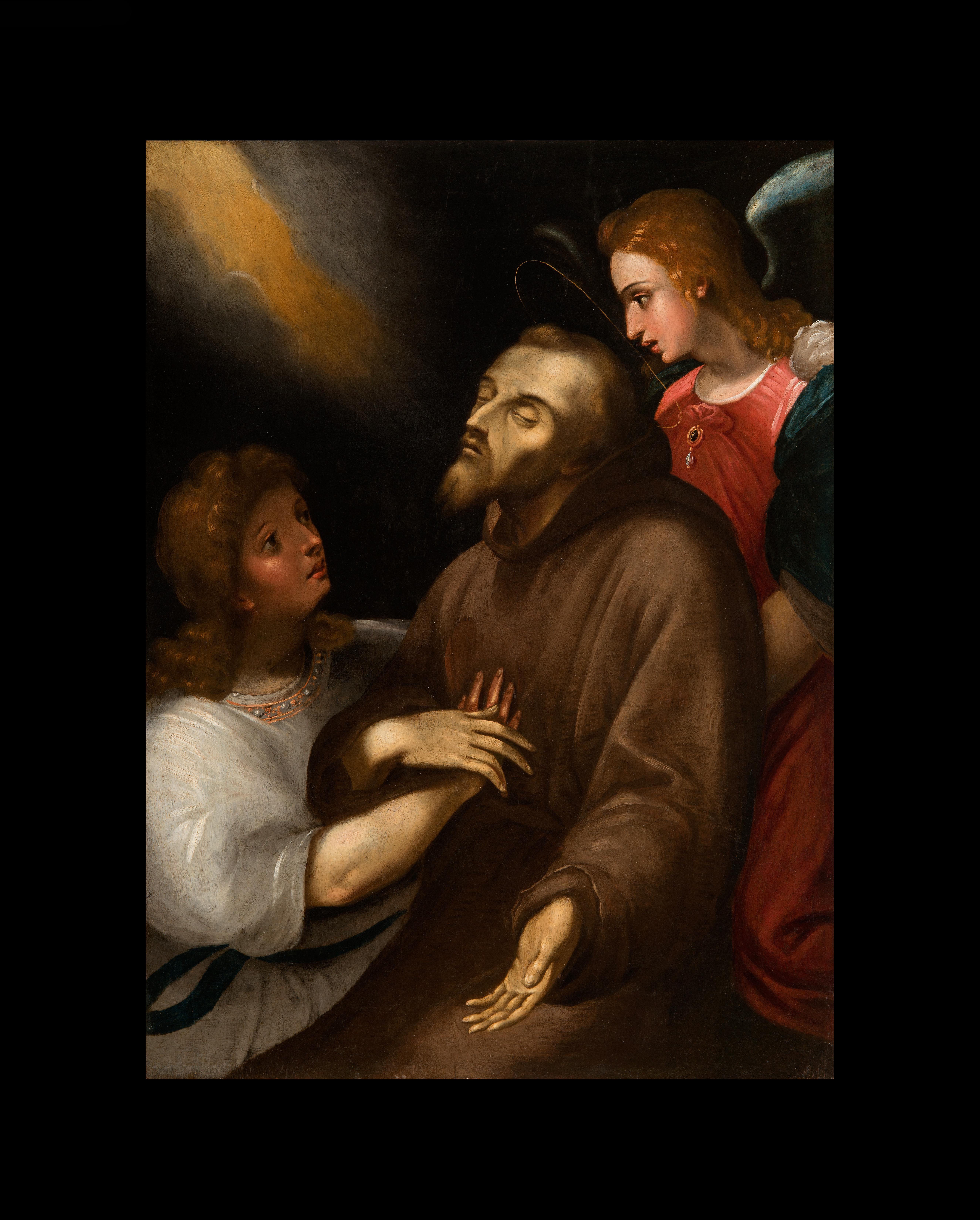 Anonimo pittore del XVII Secolo, da Giuseppe Cesari, L'estasi di San Francesco - Painting de Unknown