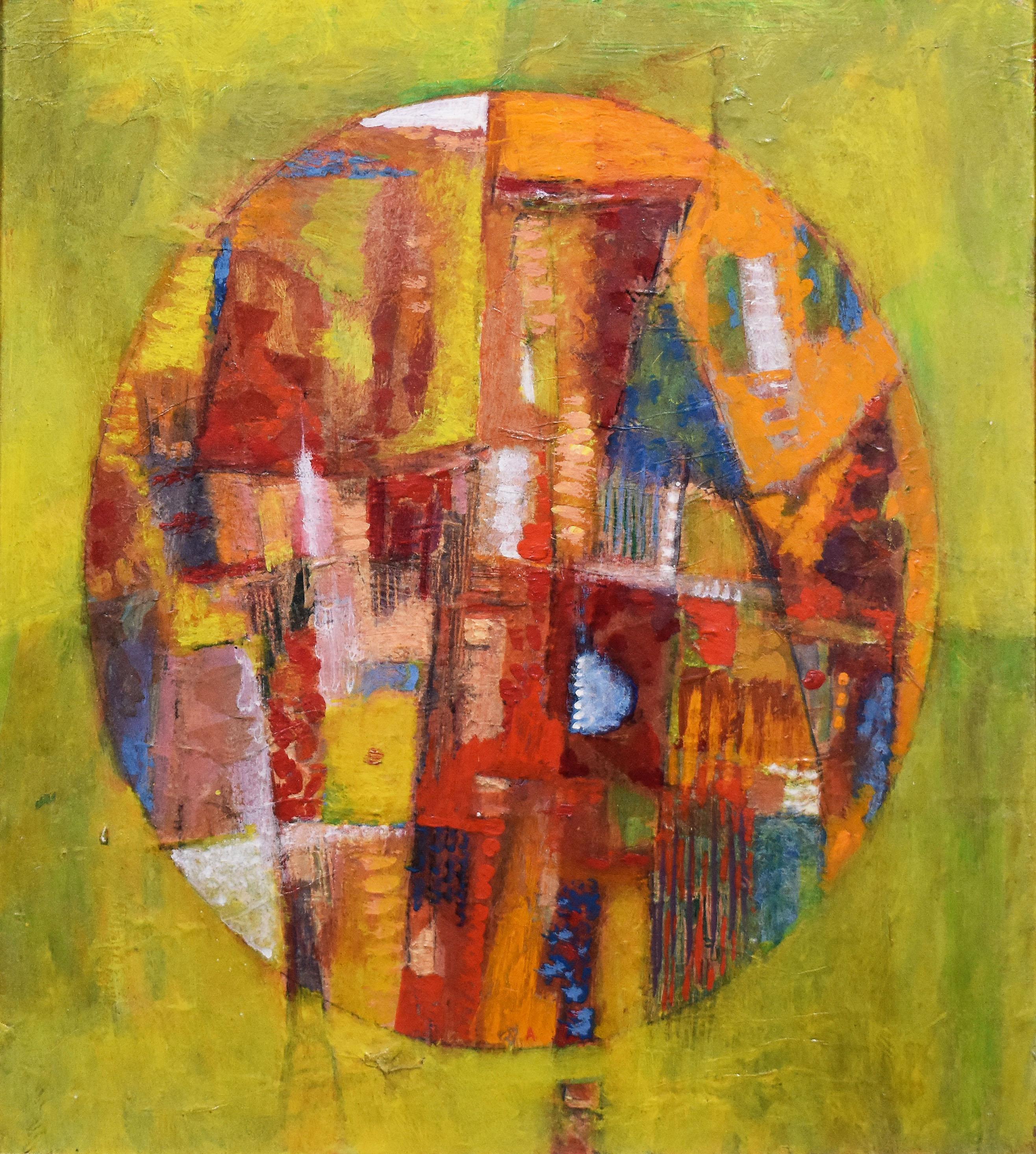 Pittura ad olio in stile cubista della fine del XX secolo - Painting Cubismo di Unknown