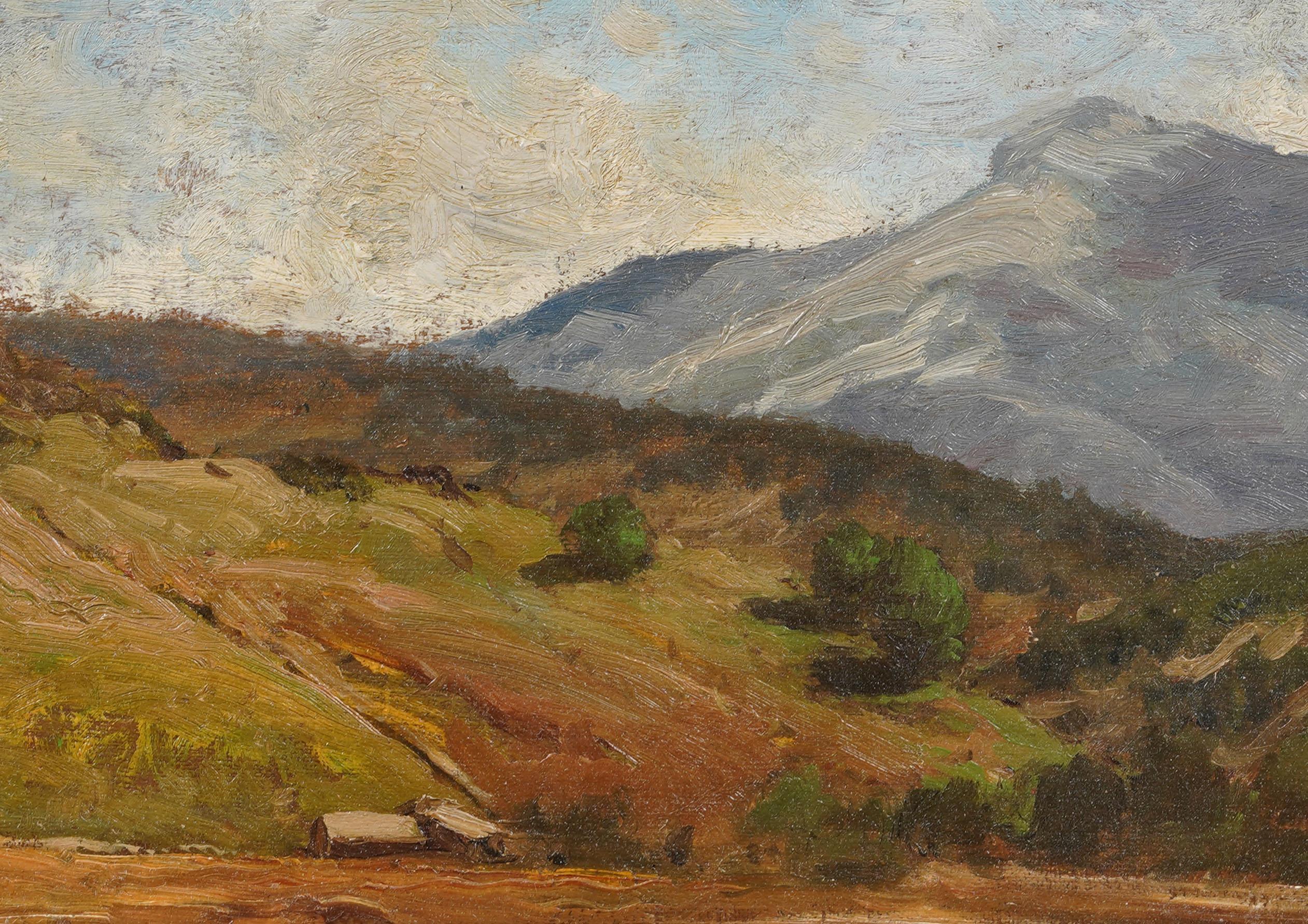 Antique American Hudson River School New England Framed Landscape Oil Painting For Sale 2