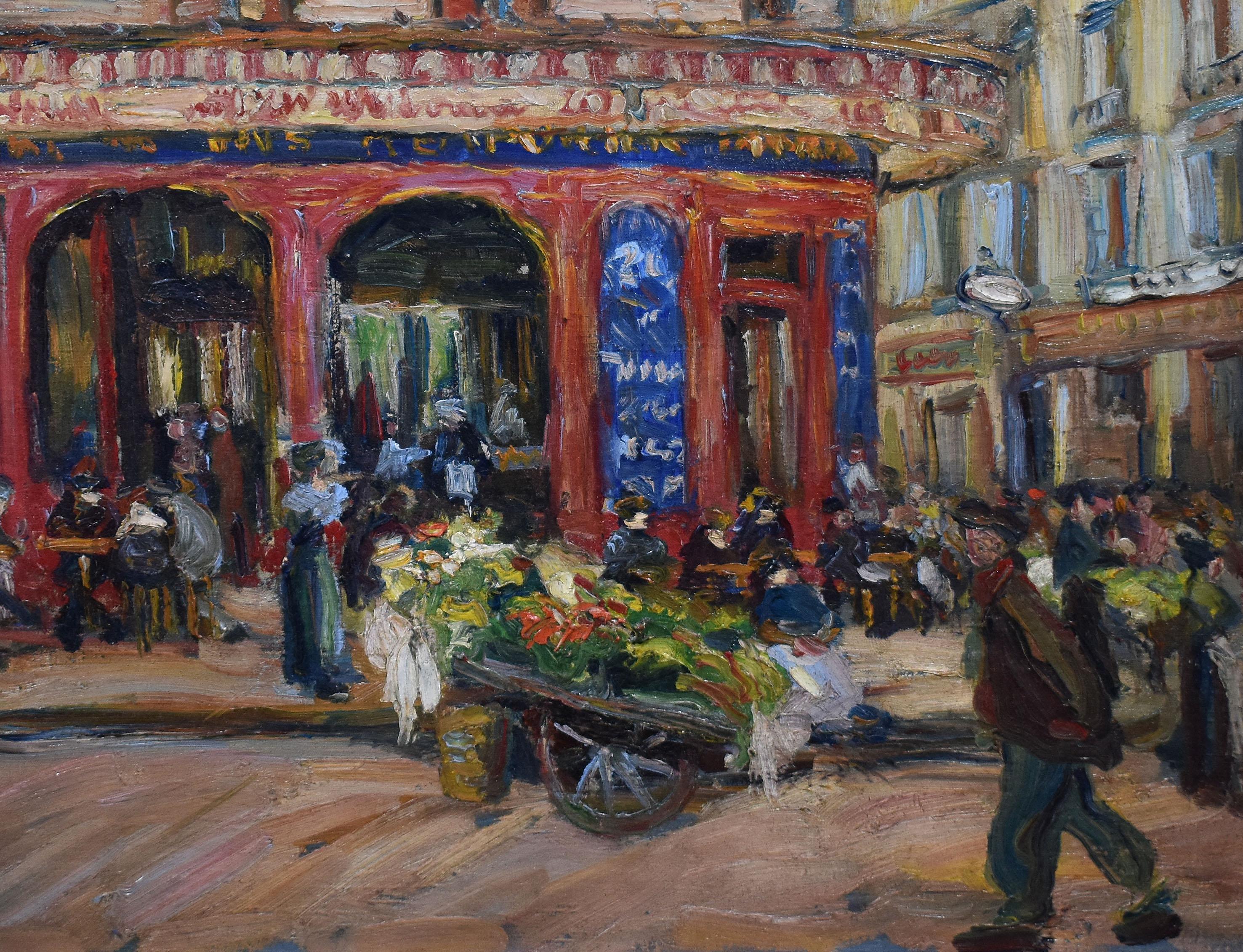 impressionist cafe scene
