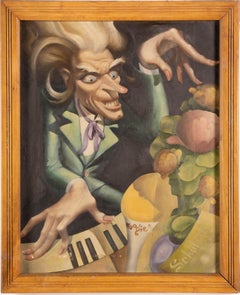 Antique American Impressionist Fall Landscape Signed Pointillist Oil Painting