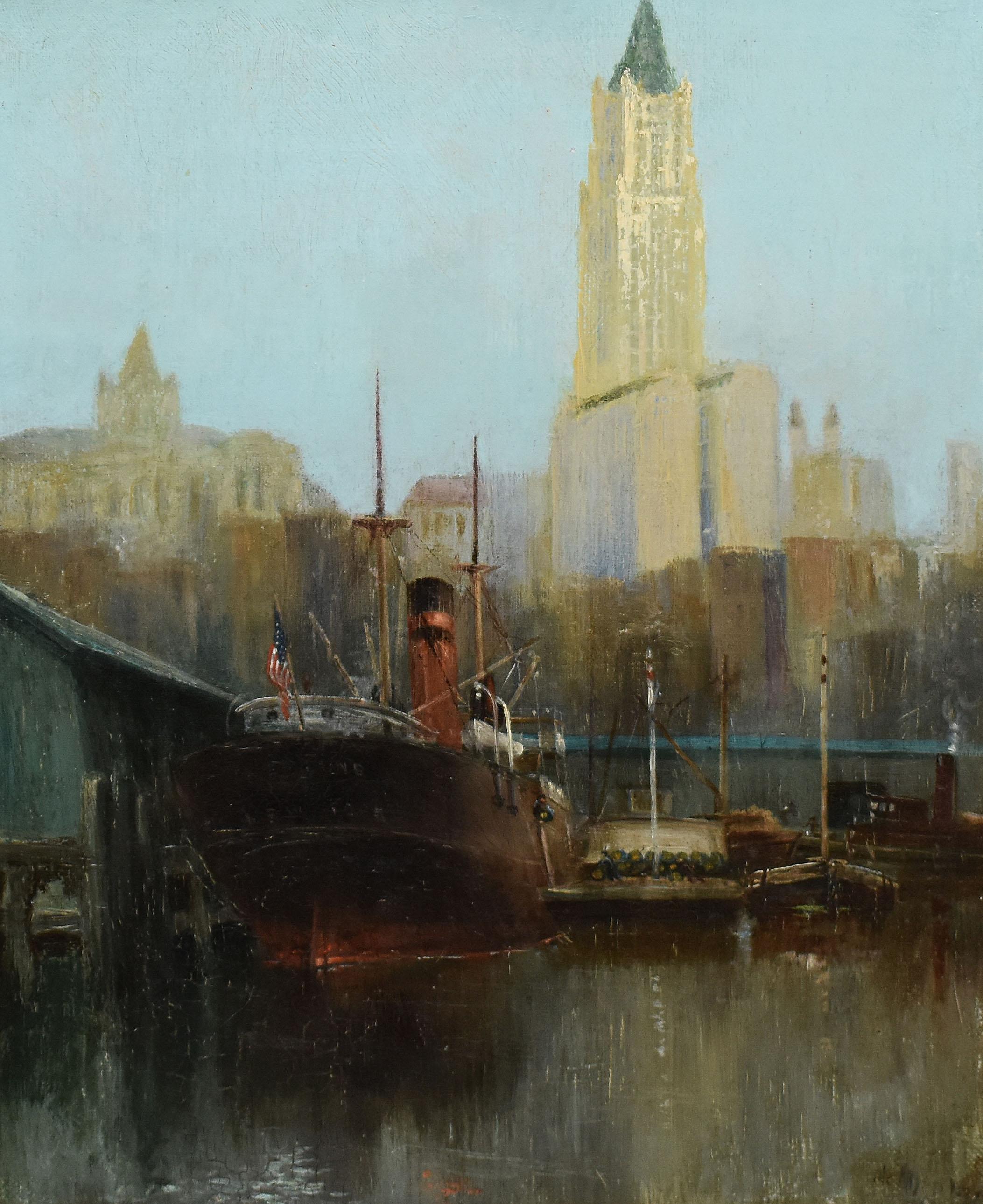 lower manhattan painting