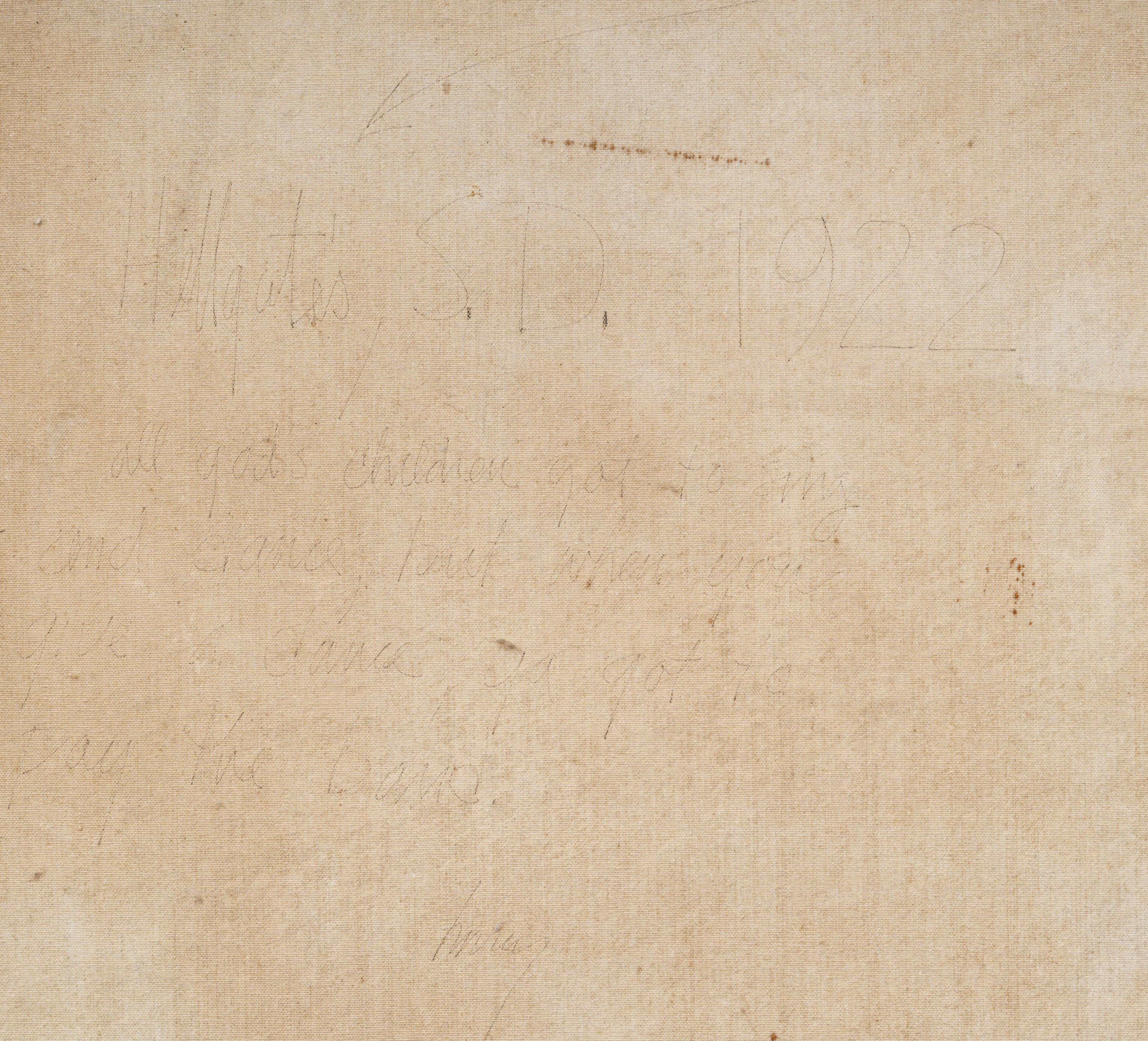 Antiguo cuadro al óleo original enmarcado Expresionismo Abstracto Modernista Americano en venta 4