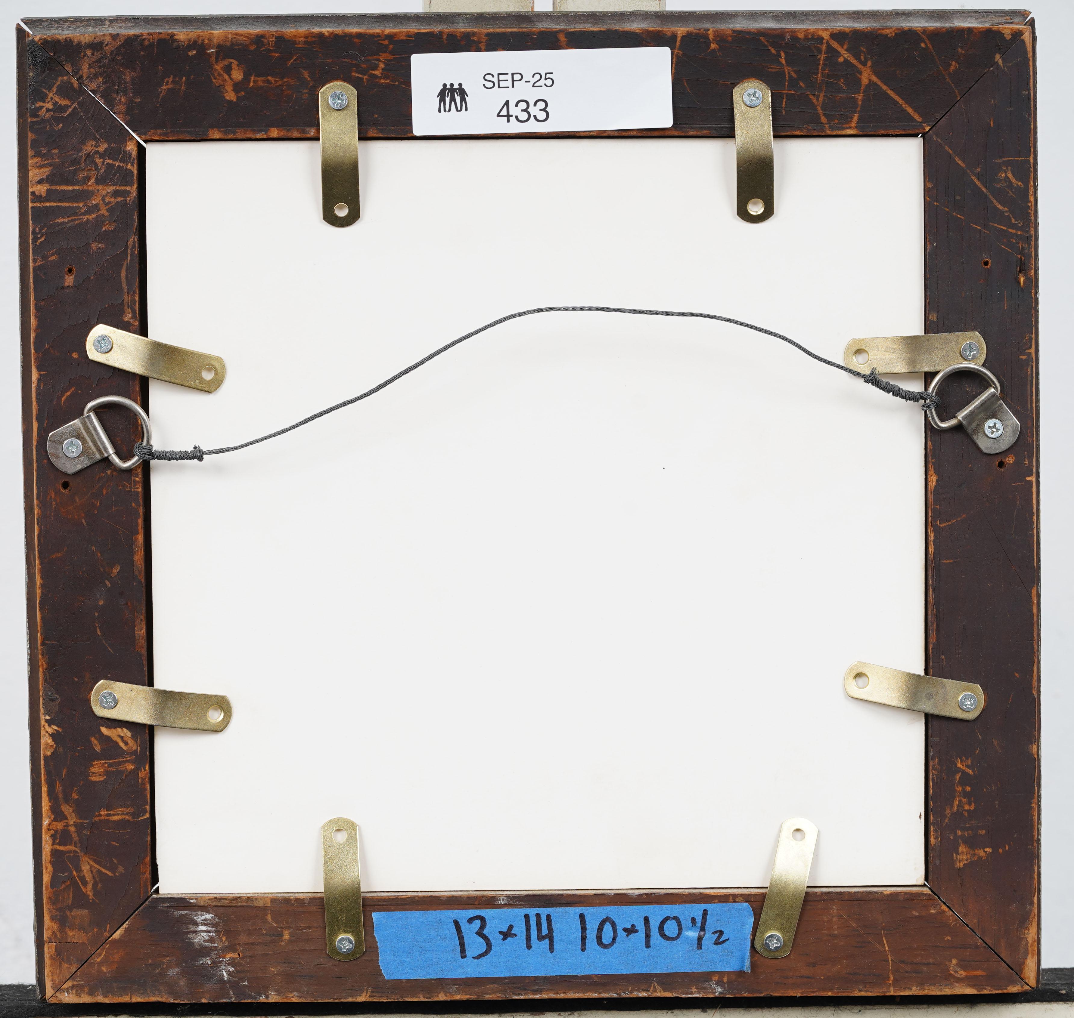 Antike amerikanische Realist Obst Stillleben gerahmt Monogrammed 19. im Angebot 3