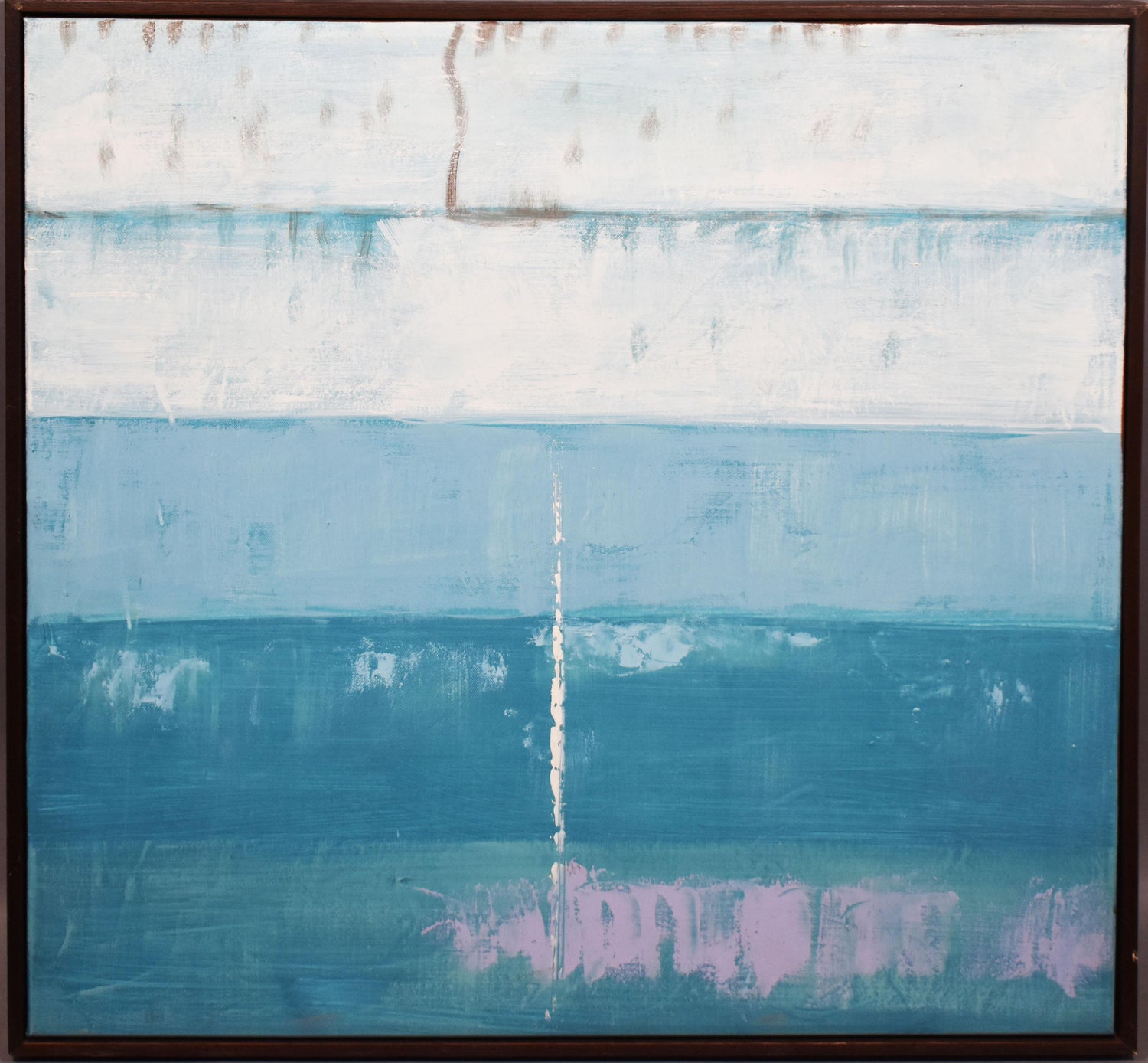 Unknown Antique American School Abstract Beach Cloud Study