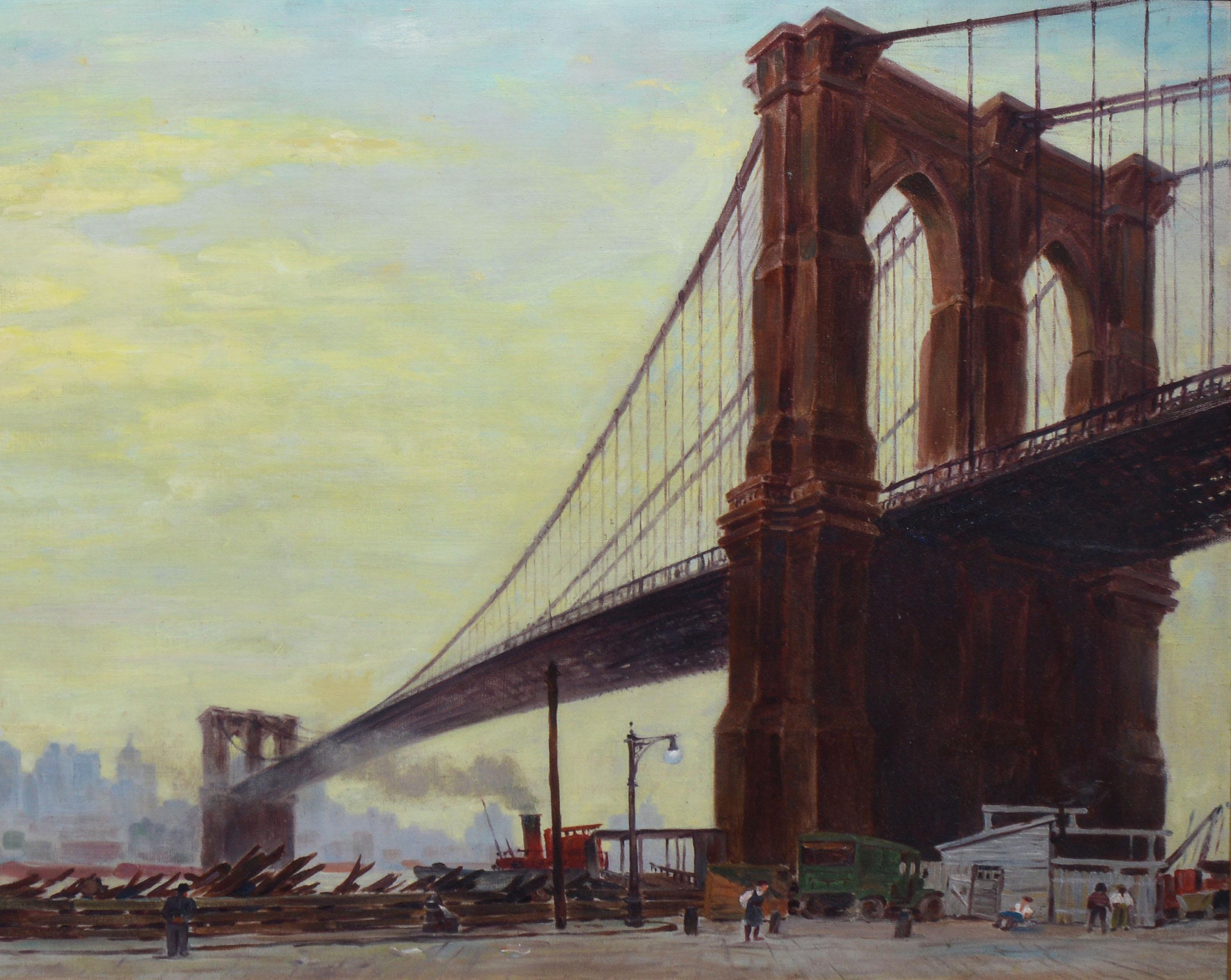 paintings of the brooklyn bridge