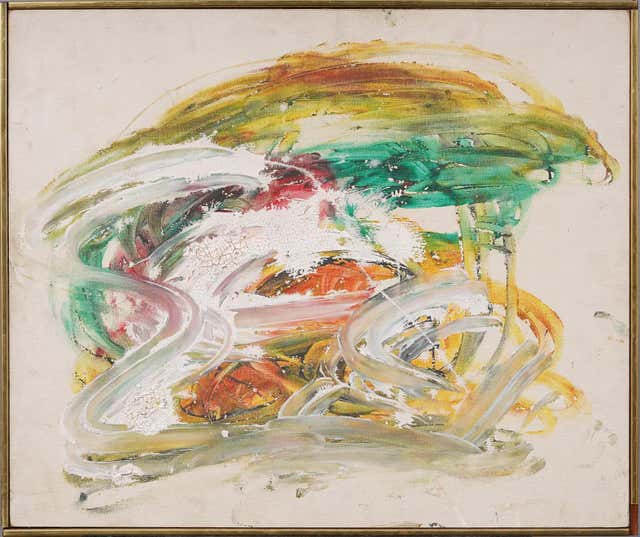 Hans Kline (1924 - 1994 - Antique American Modernist Abstract ...