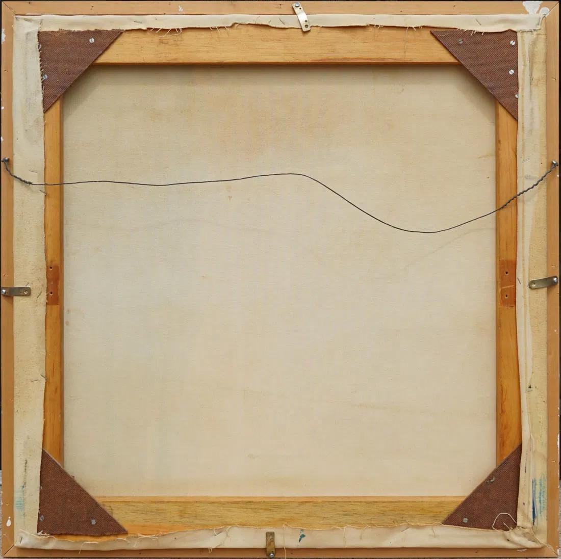 Impresionante óleo expresionista abstracto de principios del modernismo americano.  Enmarcado.  Óleo sobre lienzo.  