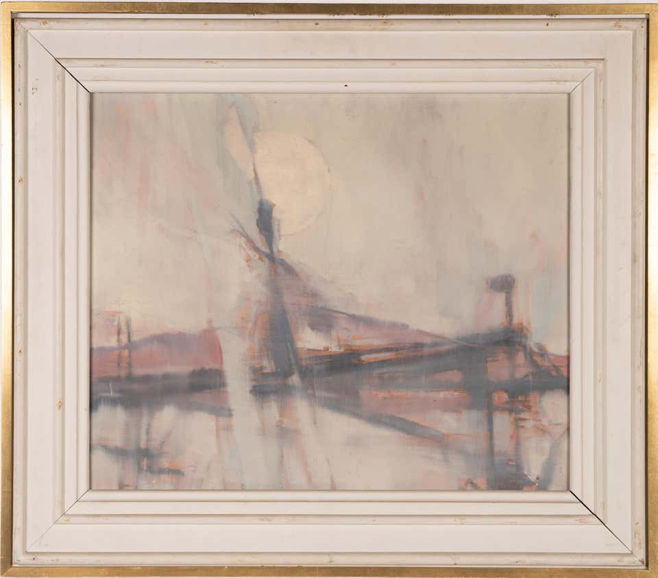 Fred Binder Samuelson - Mid Century Modern Abstract Expressionist ...