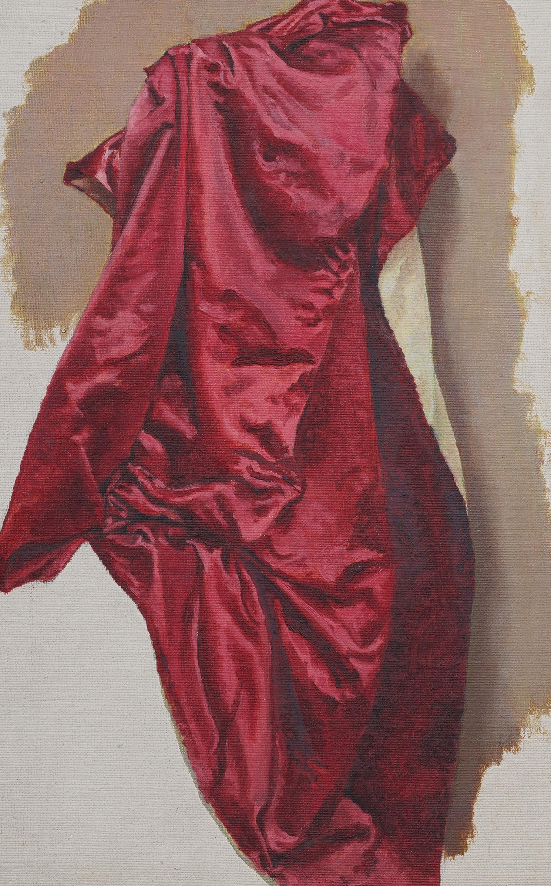 Antike amerikanische Super Realist Trompe L'Oeil gerahmt signiert Stillleben Gemälde (Braun), Interior Painting, von Unknown