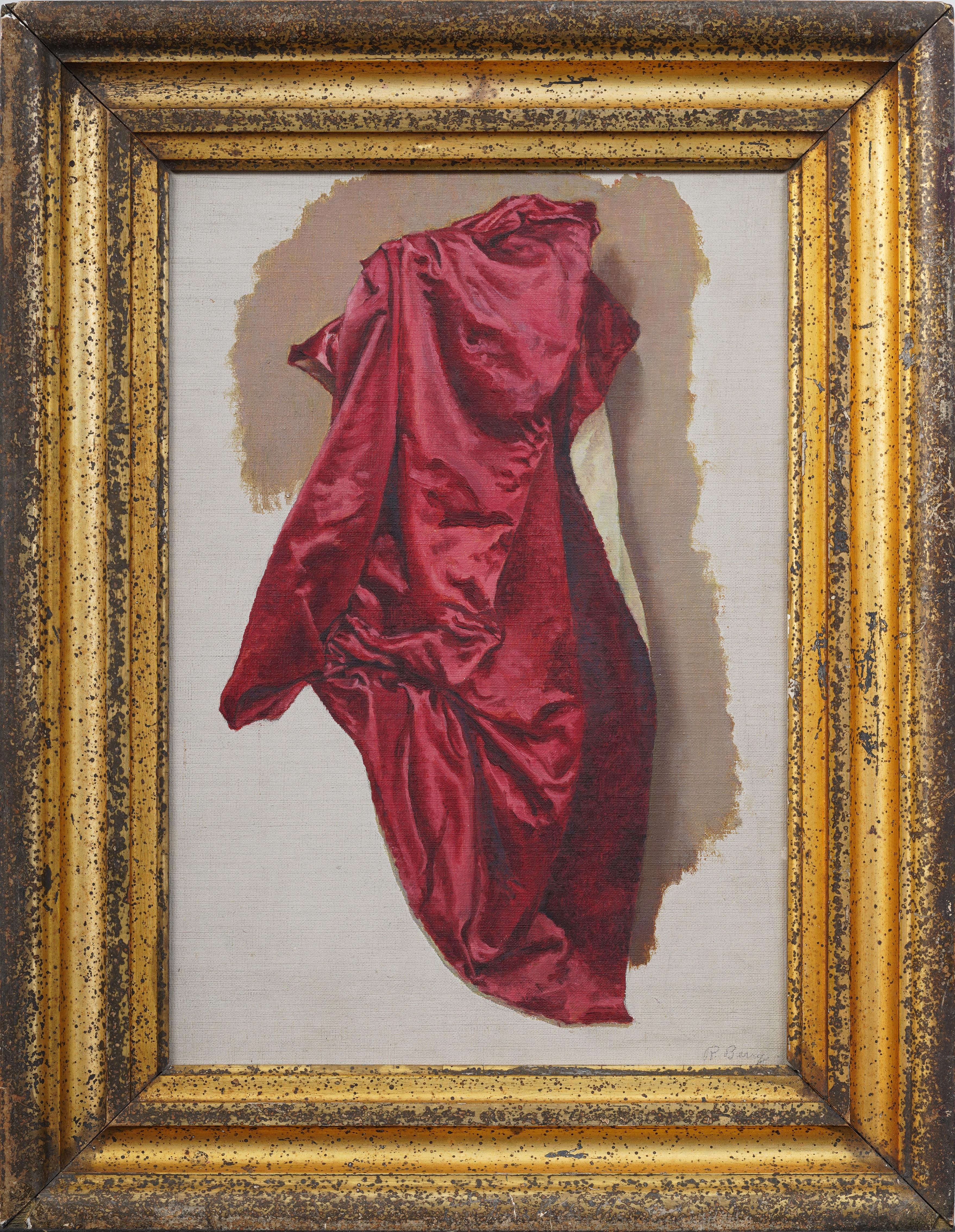 Antike amerikanische Super Realist Trompe L'Oeil gerahmt signiert Stillleben Gemälde im Angebot 1
