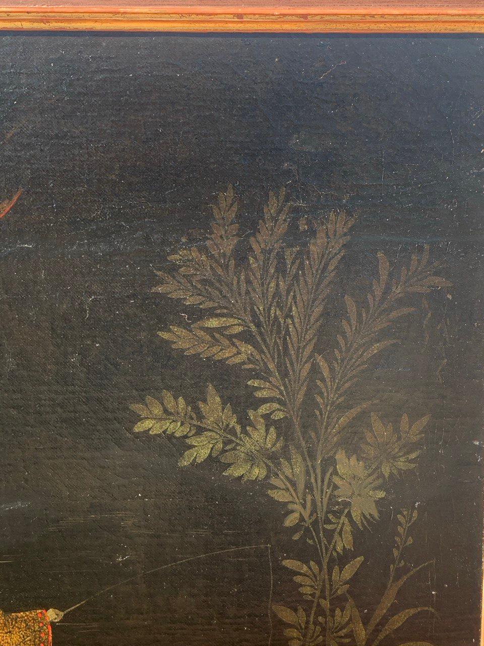 Peintre chinois ancien - peinture de figures du XVIIIe siècle - Paysage Pagode en vente 1