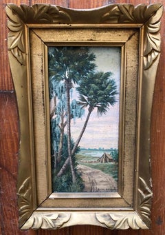 Antique Florida or Old South Painting
