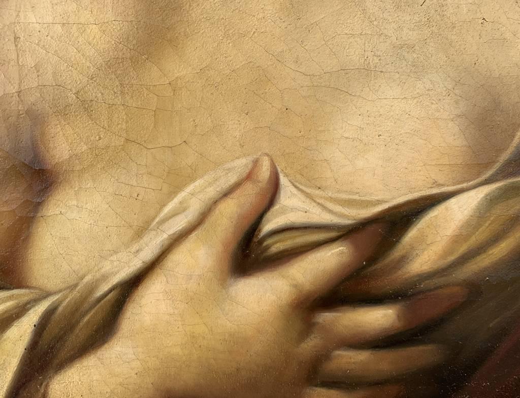 Antiker italienischer Maler – Figurenmalerei des 18. bis 19. Jahrhunderts – Öl auf Leinwand im Angebot 3