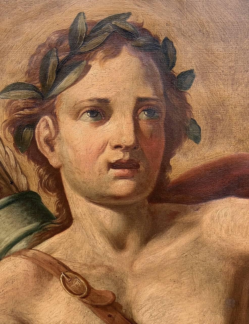 Pintor italiano antiguo - pintura de figuras del siglo XVIII - Apolo 6