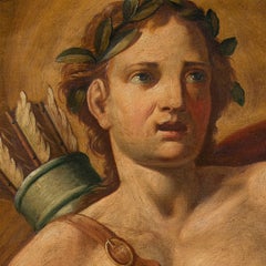 Antique Italian painter - 18th century figure painting - Apollo
