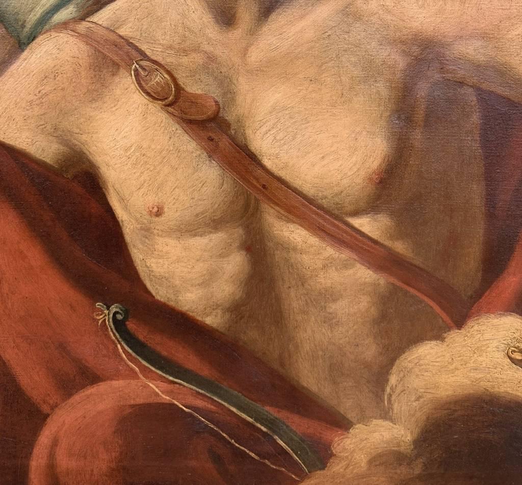 Pintor italiano antiguo - pintura de figuras del siglo XVIII - Apolo 1
