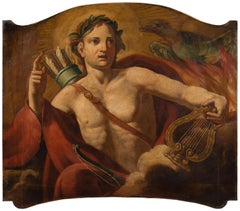 Pintor italiano antiguo - pintura de figuras del siglo XVIII - Apolo