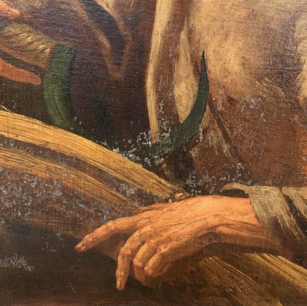 Antique Italian painter - 18th century figure painting For Sale 1