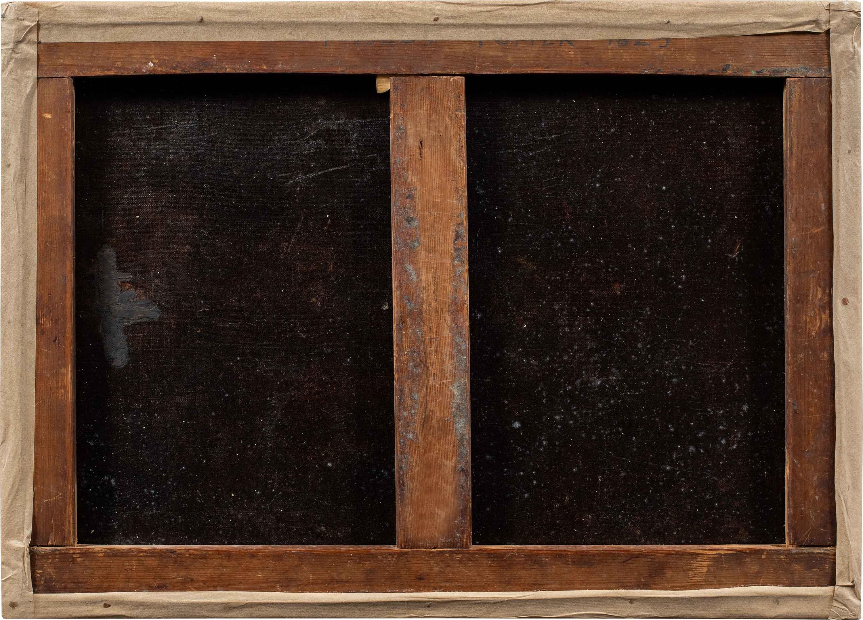 Pittore italiano antico - Paesaggio del 18° secolo - Pastori in vendita 4