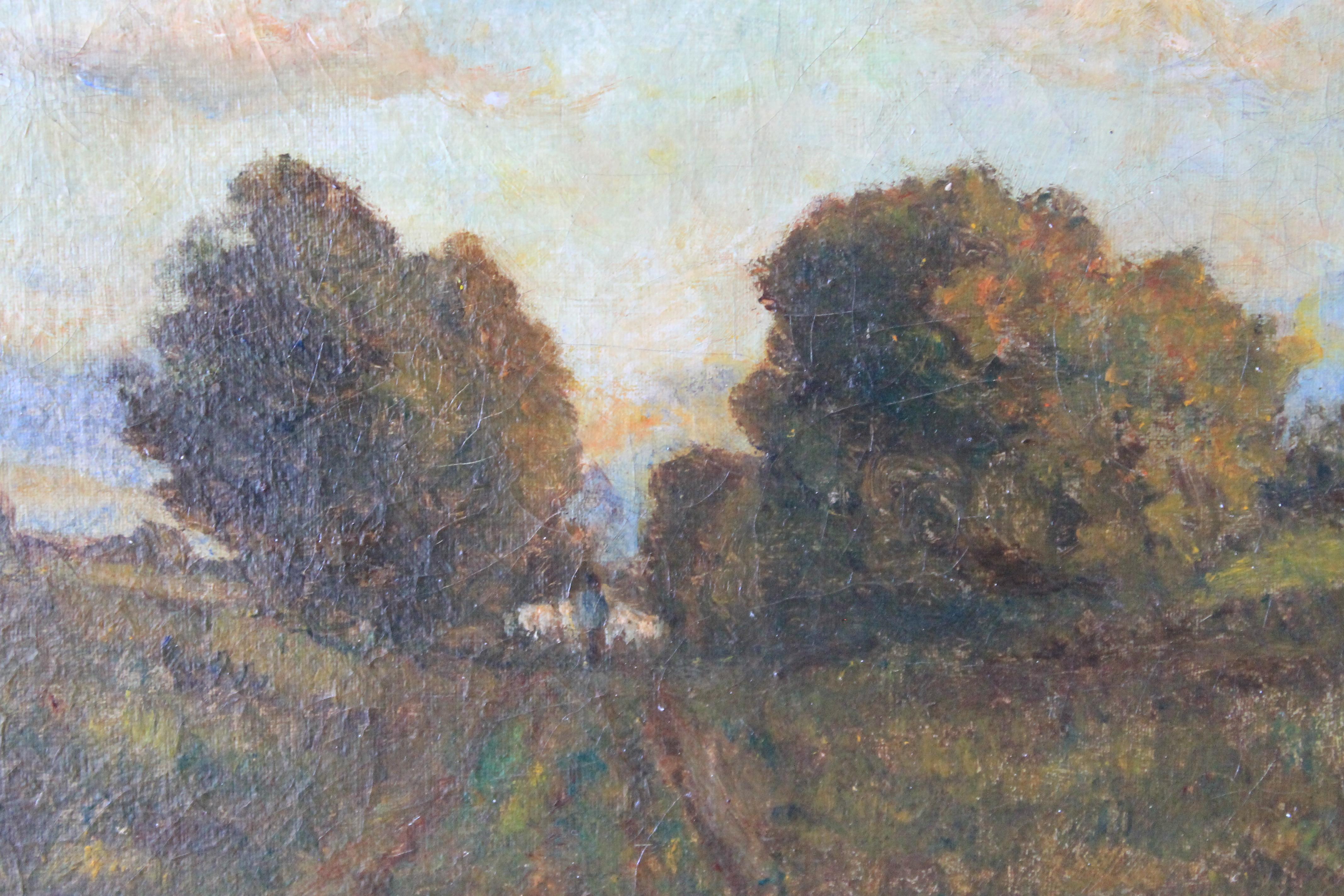 Antique Landscape oil painting, French School 2