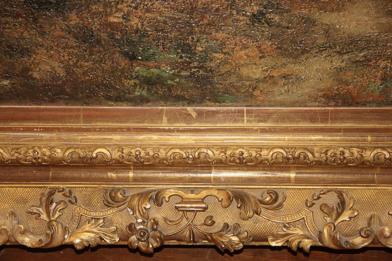 Antique, large Oil Painting 