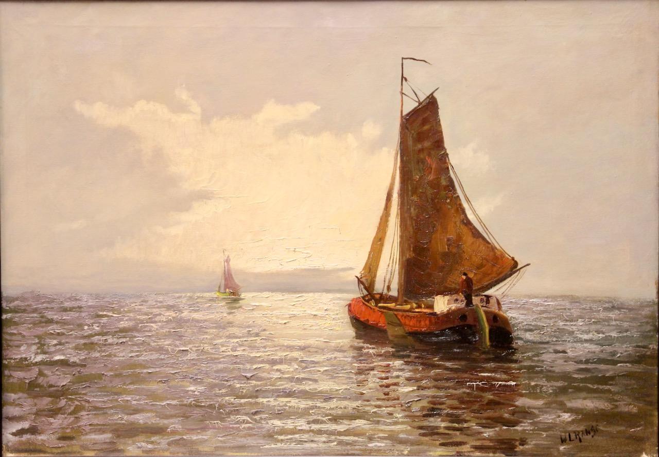 Antiguo óleo marítimo, 