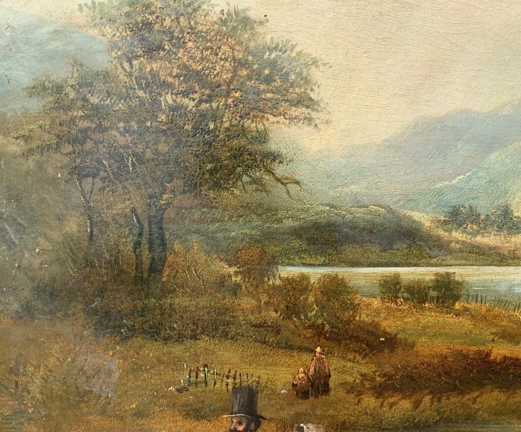 Antique naturalistic painter (European school) - 19th century landscape painting 3