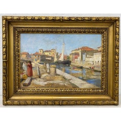 Antique Oil Painting by Heuss