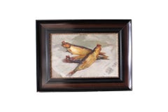 Vintage Still Life fish framed oil painting of herrings
lemon 1930
s Vintage Still Life fish framed oil painting of herrings
lemon 1930
s