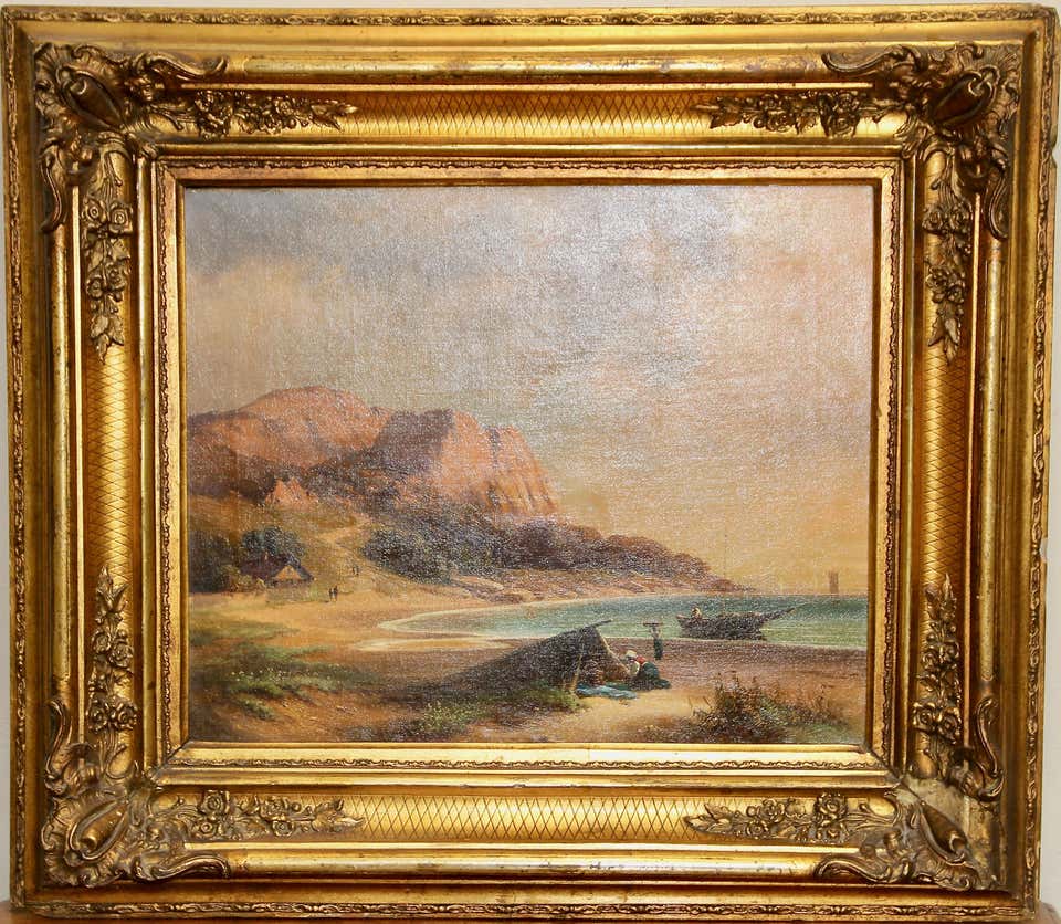 Heinrich Hartung - Decorative, romantic oil painting by Heinrich ...