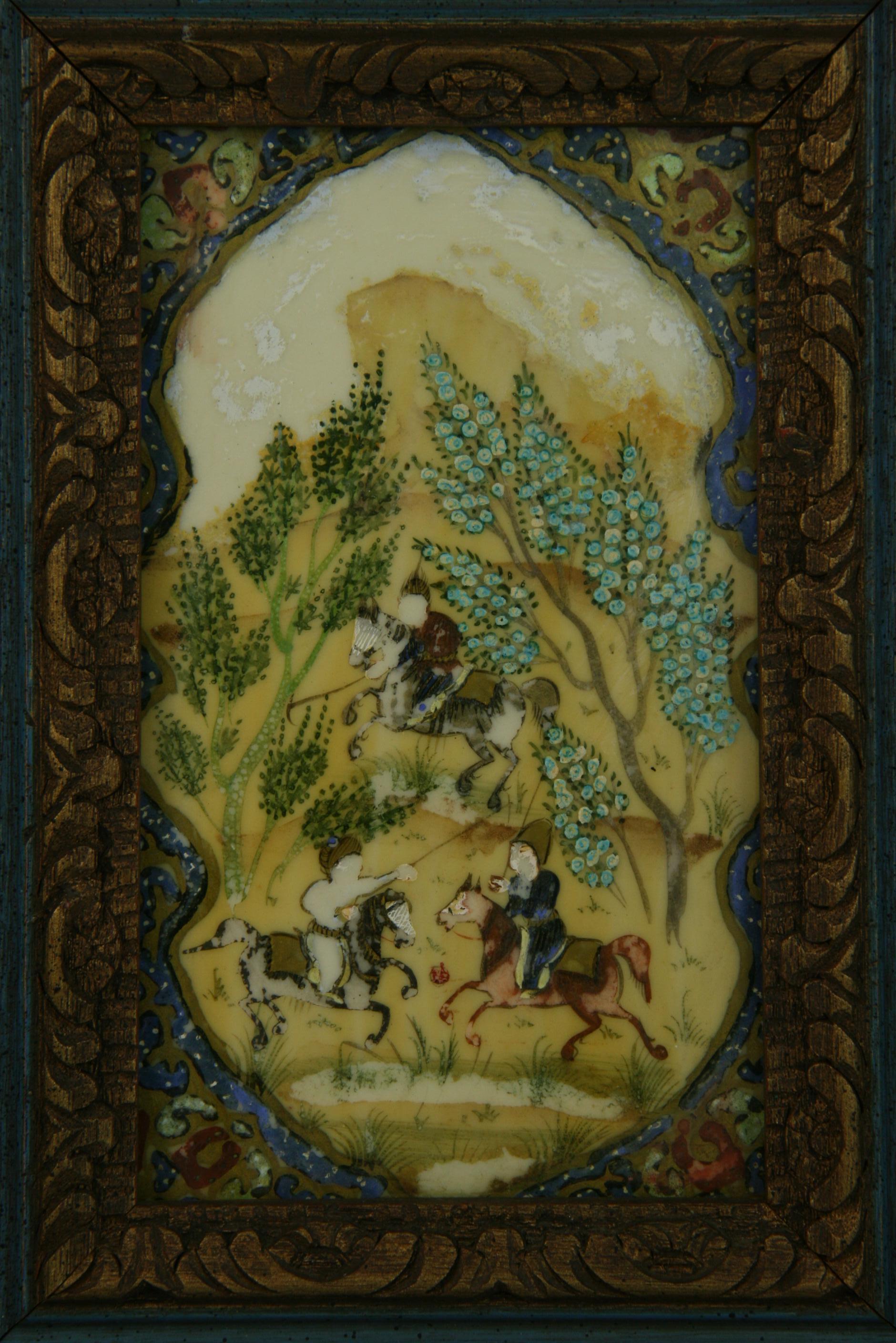 persian oil painting