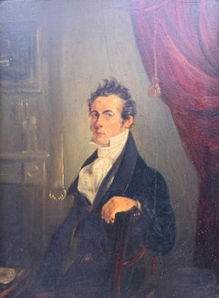Antique portrait of a Gentleman (male portrait, man)