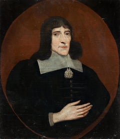 Ritrattista antico - Pittura di figura del XVII secolo - Ritratto nobile