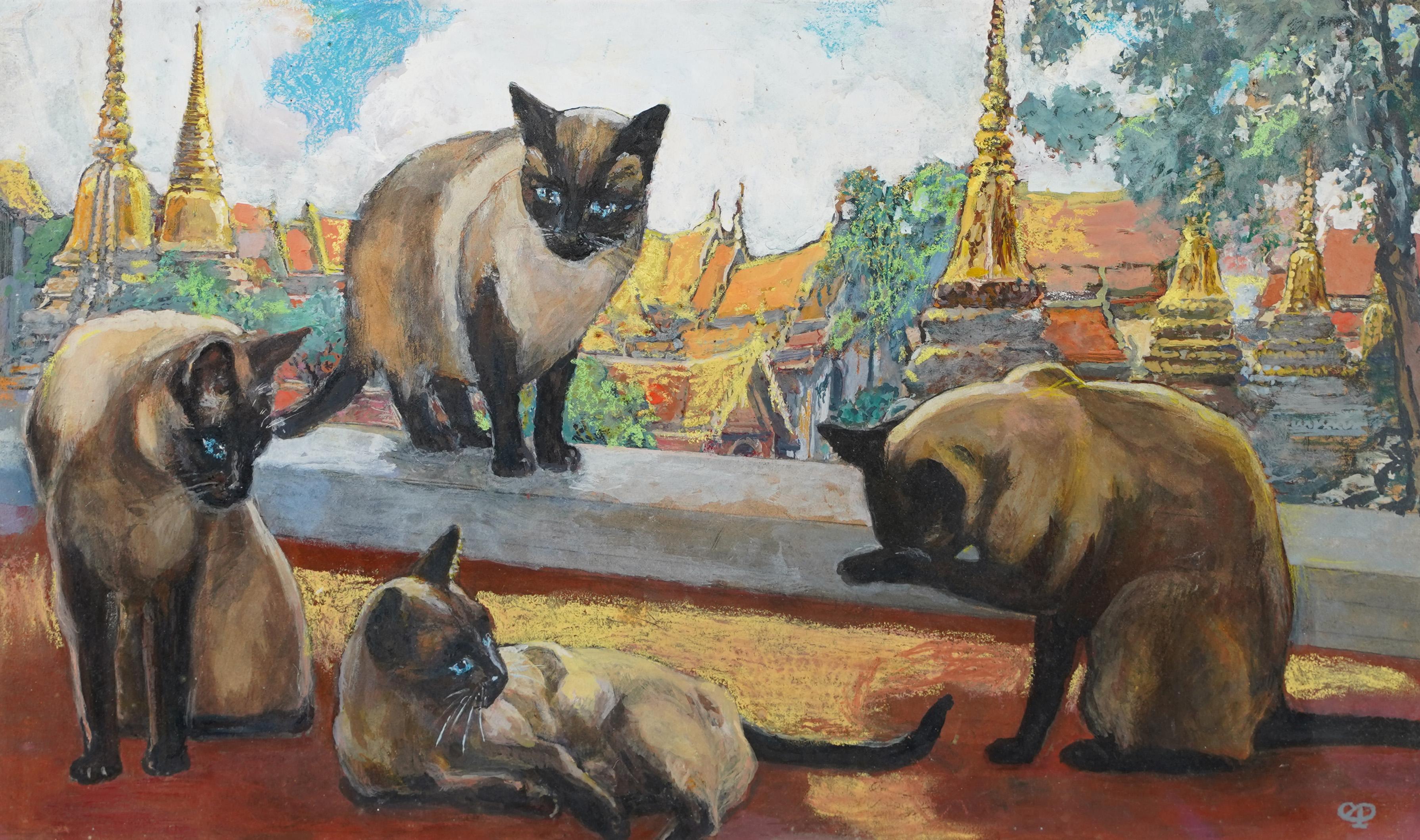 cats in old paintings