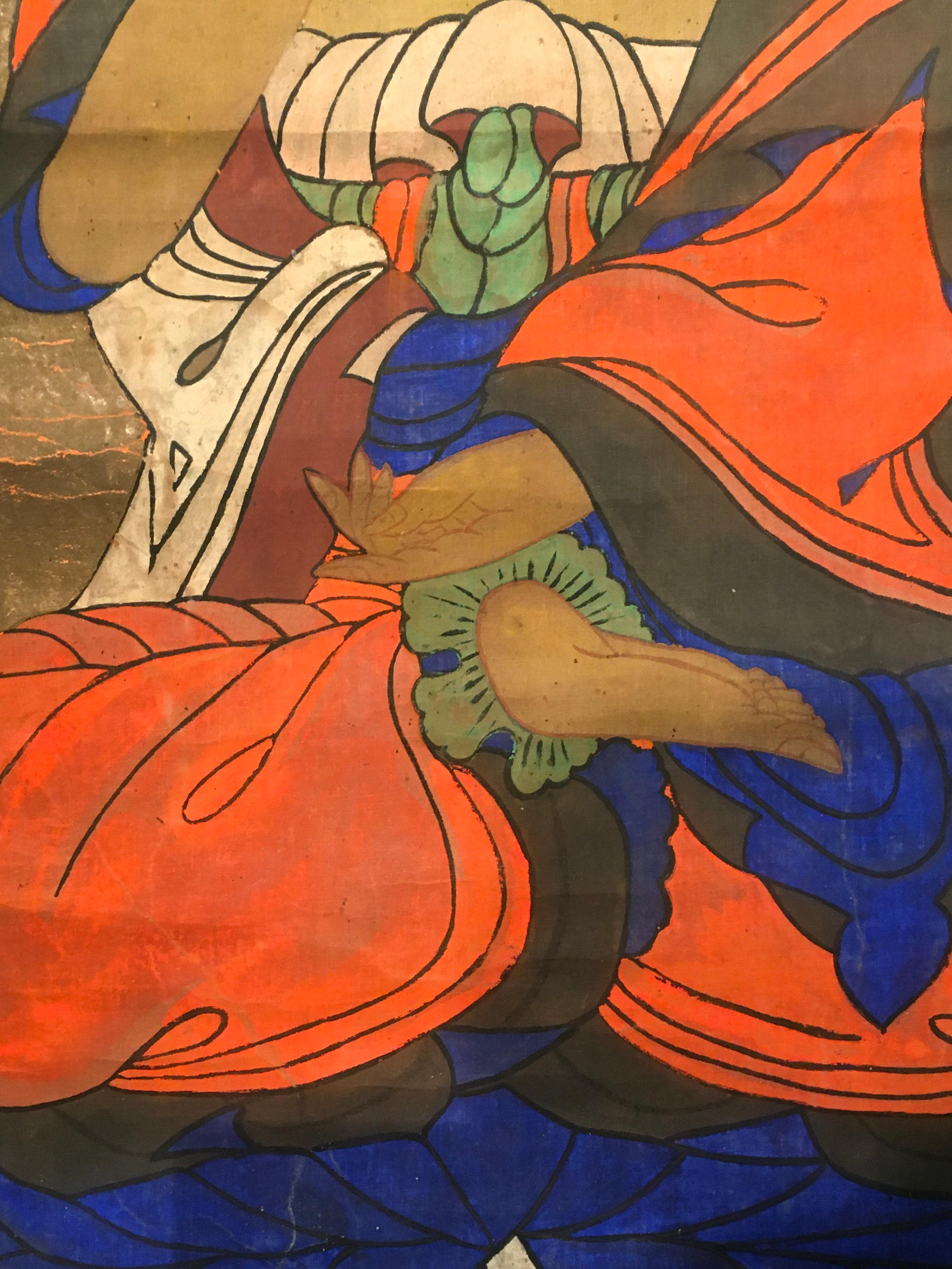 tibetan scroll painting