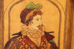 Renaissance Man Antiques intagliato  e placca policroma