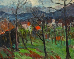 Anton Gold (1914-1970) - 1968 Oil, In Evening Light