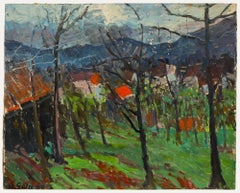 Anton Gold (1914-1970) - 1968 Oil, In Evening Light