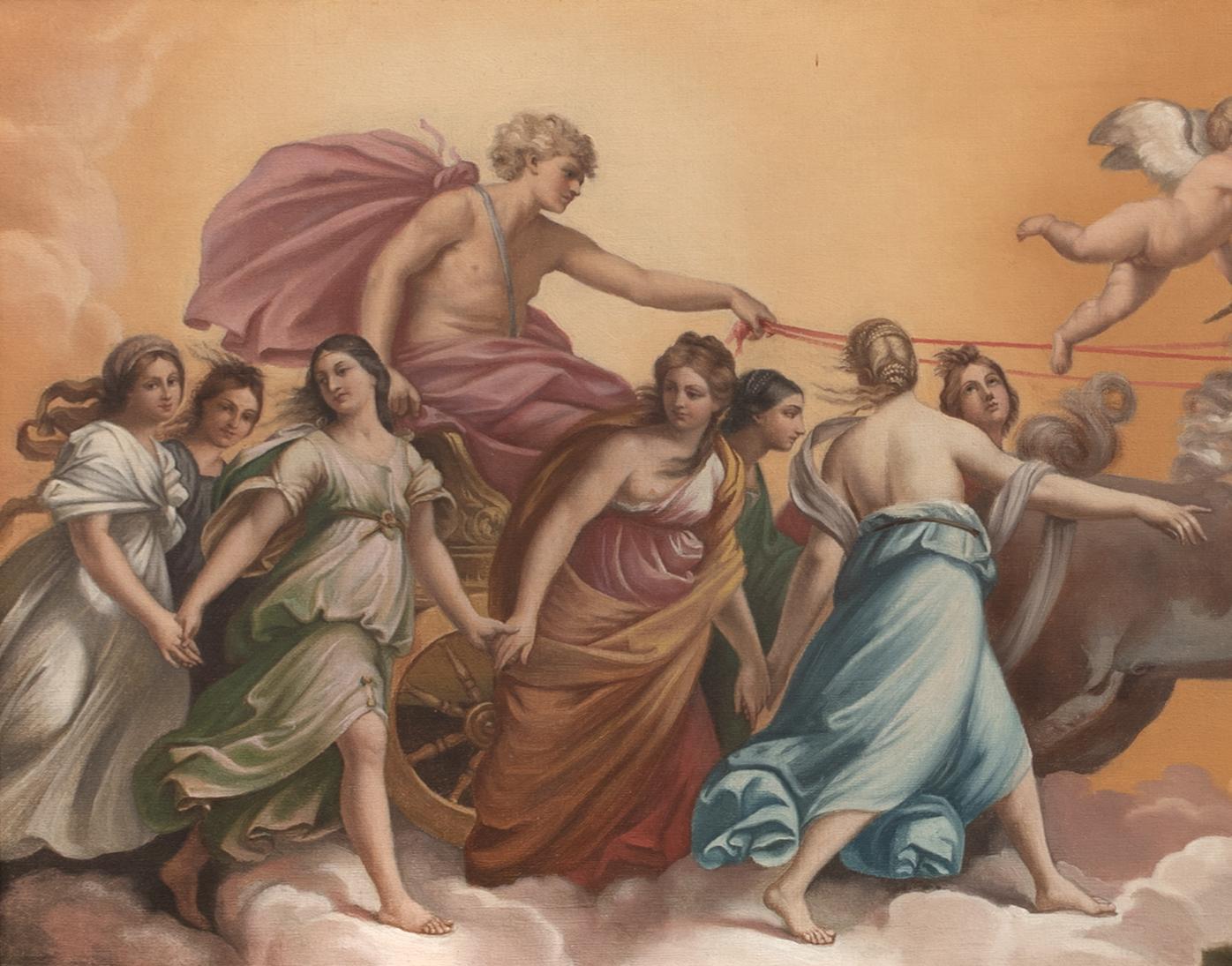 Apollo & Aurora, Roman Gods Procession, after GUIDO RENI (1575-1642) For Sale 6