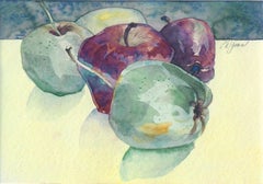 Green & Red Apple Still Life