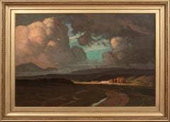 Approaching Storm ON The Veldt, 19th Century by Walter Gilbert Wiles (1875-1966)