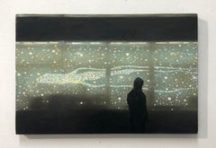 Aquarium #10, Oil on Canvas Painting by Dennis Ekstedt, 2022